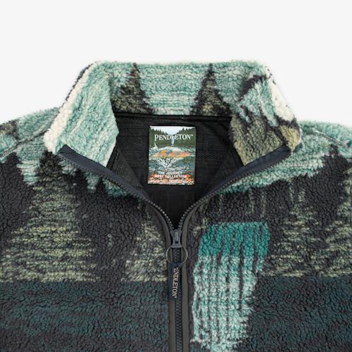 laydown detail image of Jacquard Sherpa Fleece Jacket