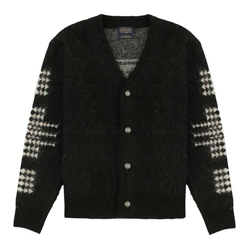 laydown image of Mohair Cardigan