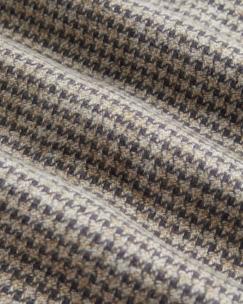 laydown detail image of Abstract Pie Poule Flannel Shirt