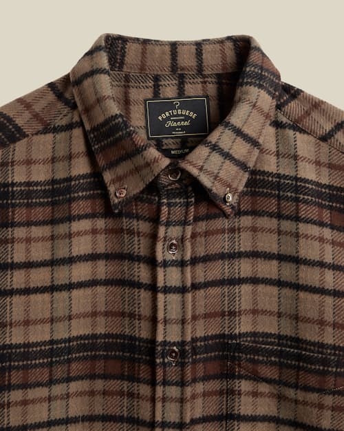 laydown detail image of Heritage Flannel Shirt
