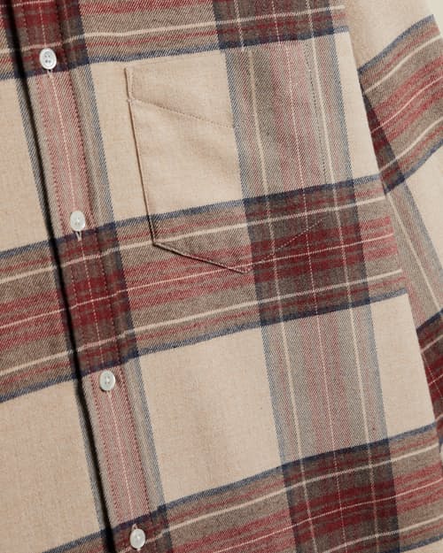 laydown detail image of Heritage Flannel Shirt