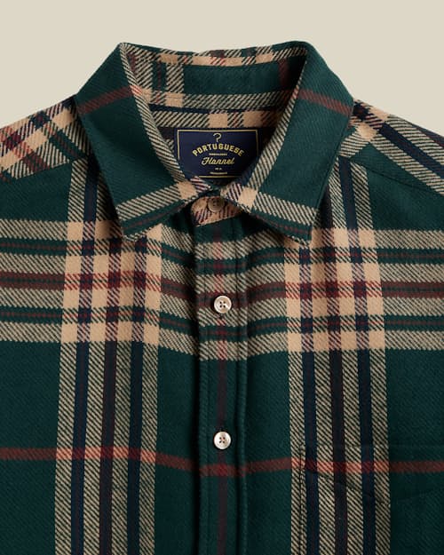 laydown detail image of Heritage Flannel Shirt
