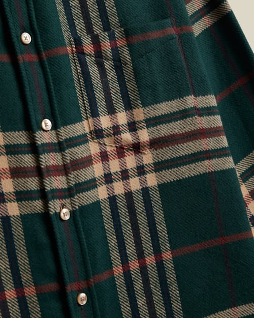 laydown detail image of Heritage Flannel Shirt