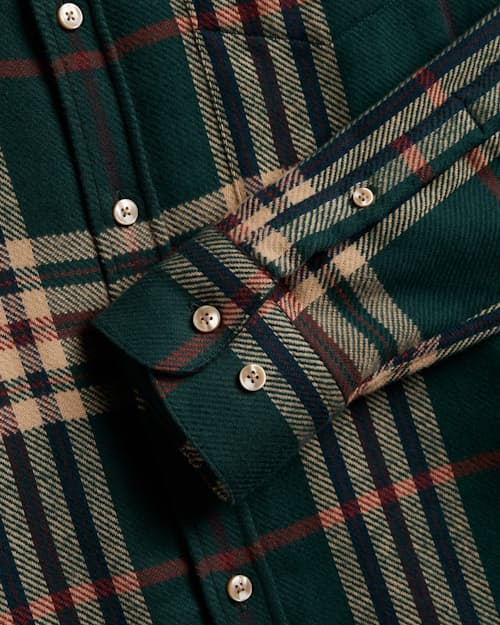 laydown detail image of Heritage Flannel Shirt