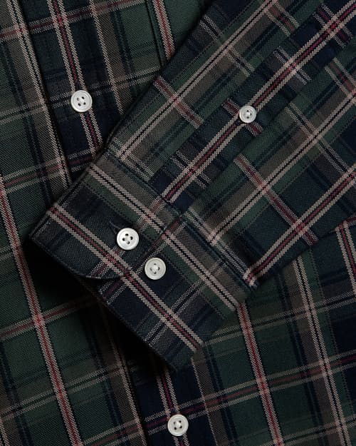 laydown detail image of Heritage Flannel Shirt