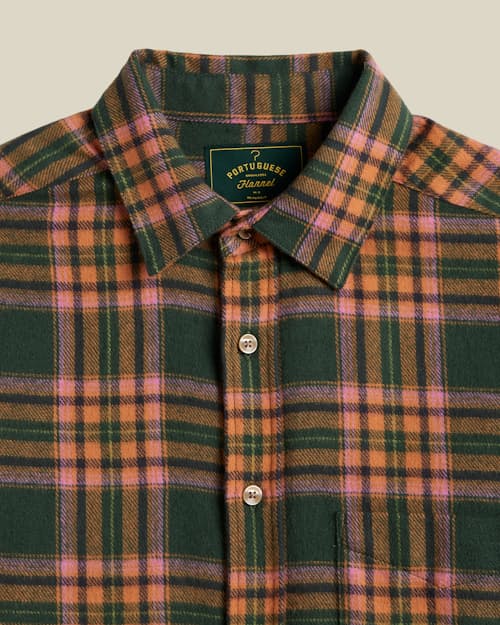 laydown detail image of Heritage Flannel Shirt