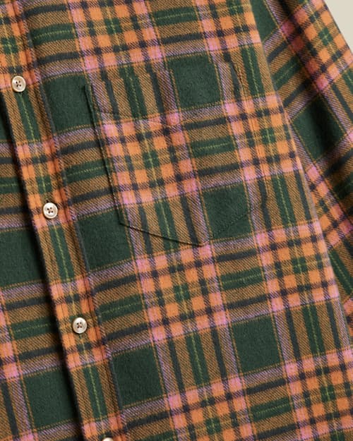 laydown detail image of Heritage Flannel Shirt