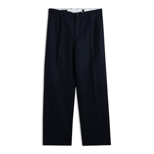 laydown image of Wool Pleated Trousers