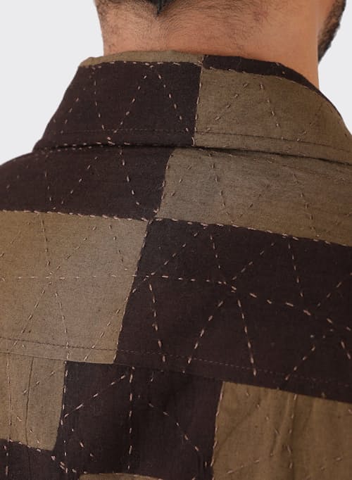 on model image of Bodhi Shirt Jacket