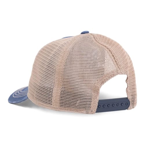 laydown image of OTD Distressed Canvas Trucker