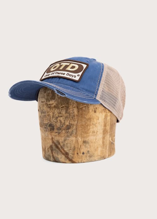 no crop image of OTD Distressed Canvas Trucker