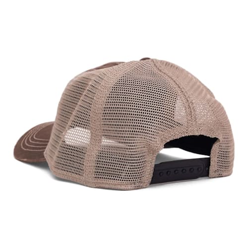 laydown image of OTD Distressed Canvas Trucker