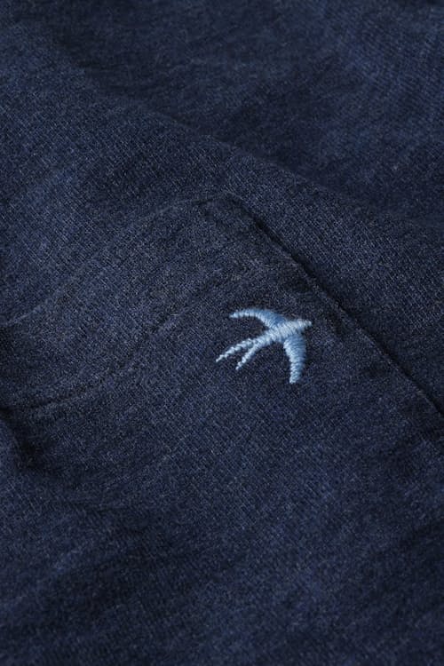 laydown detail image of Ringspun Long Sleeve Pocket T-Shirt