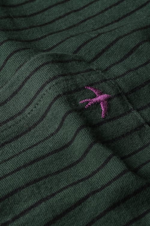 laydown detail image of Ringspun Long Sleeve Pocket T-Shirt