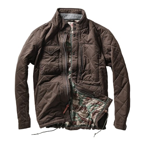 laydown image of Quilted Thermal Tanker Jacket - Exclusive