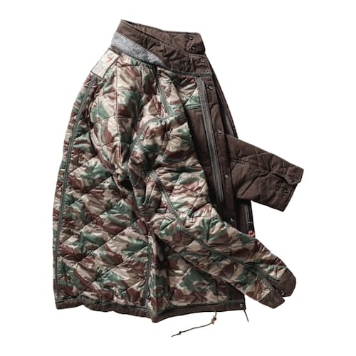 laydown image of Quilted Thermal Tanker Jacket - Exclusive