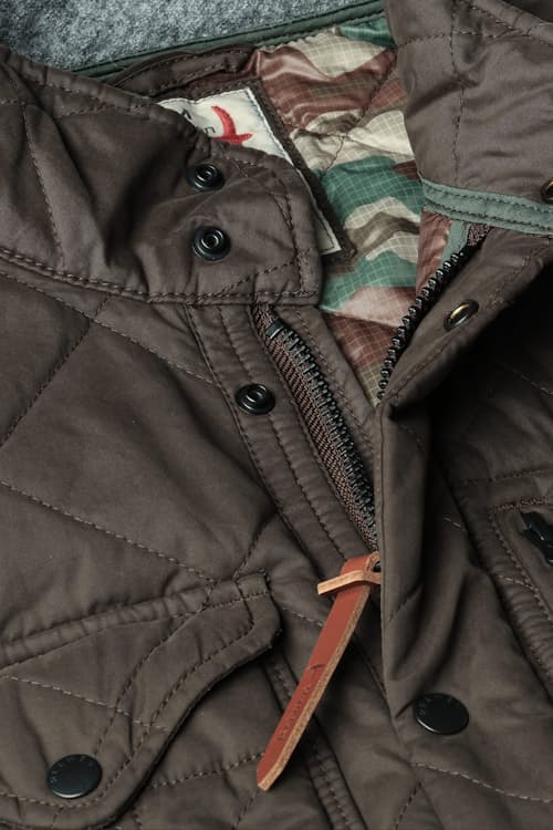 laydown detail image of Quilted Thermal Tanker Jacket - Exclusive