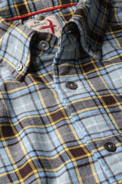 laydown detail image of Flyweight Flannel Shirt