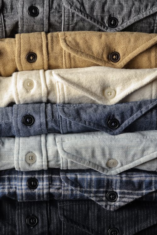 laydown detail image of Soft Brushed Utility Workshirt
