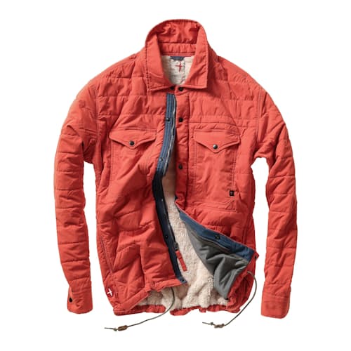 laydown image of Quilted Superfleece Jacket