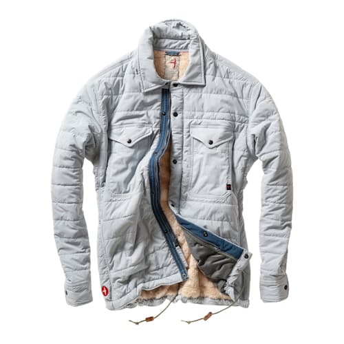 laydown image of Quilted Superfleece Jacket