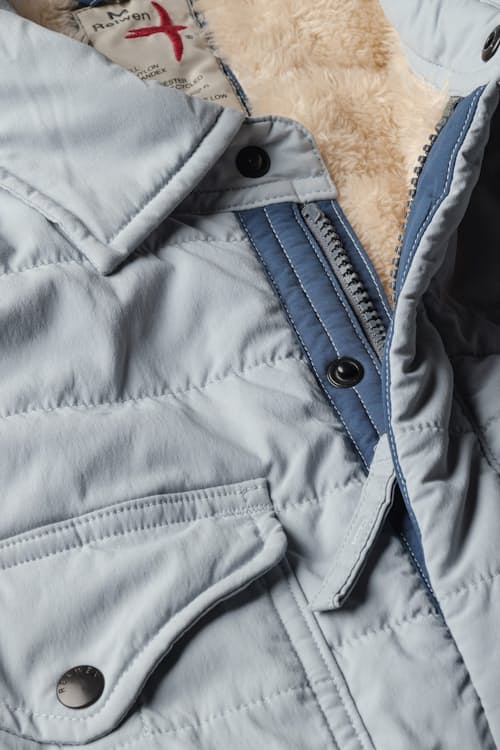 laydown detail image of Quilted Superfleece Jacket