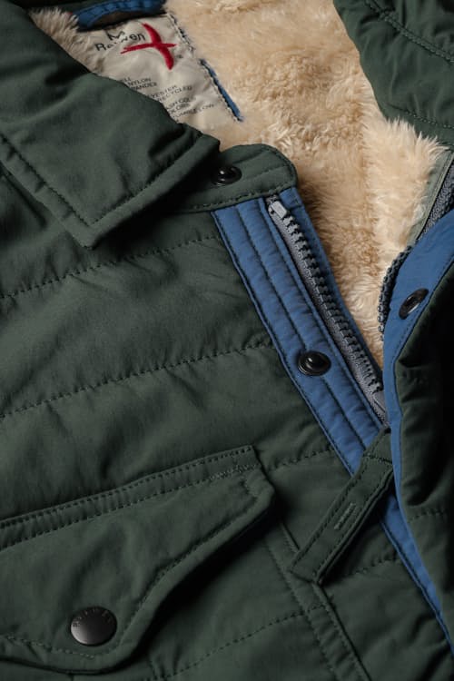 laydown detail image of Quilted Superfleece Jacket