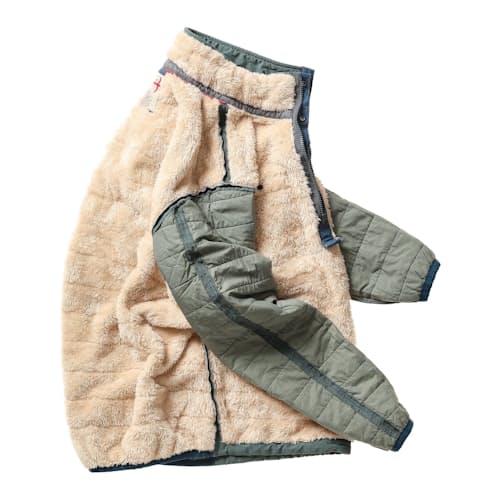 laydown image of Quilted Superfleece Popover