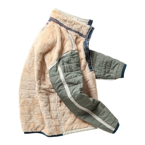laydown image of Quilted Superfleece Popover