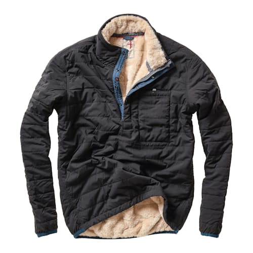 laydown image of Quilted Superfleece Popover