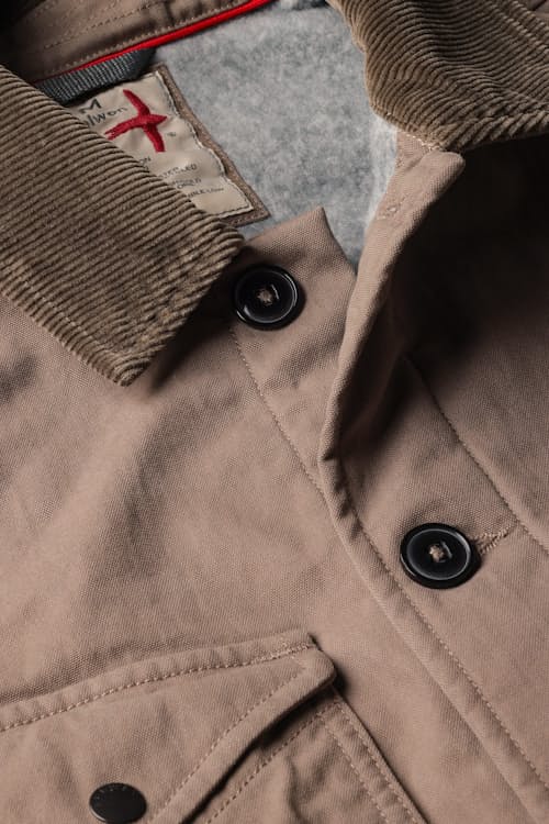 laydown detail image of Pile-Lined Chore Coat