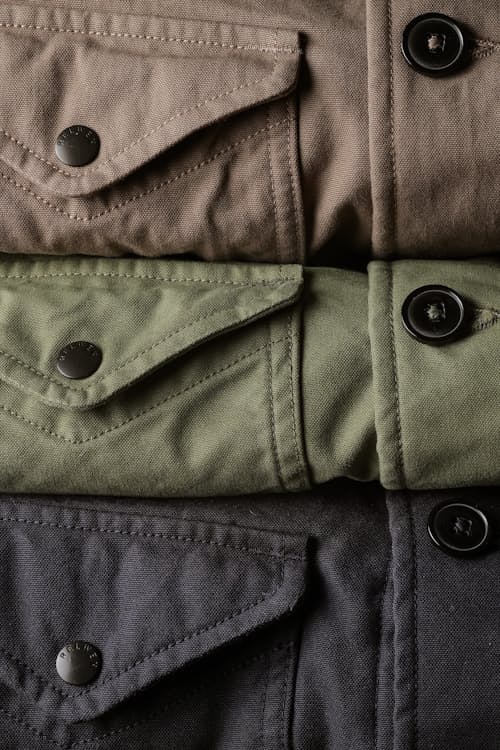 laydown detail image of Pile-Lined Chore Coat