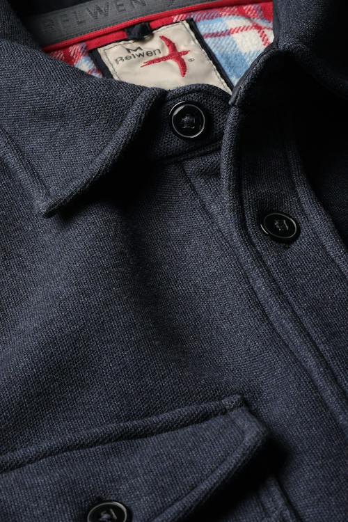 laydown detail image of Pique Fleece Workshirt