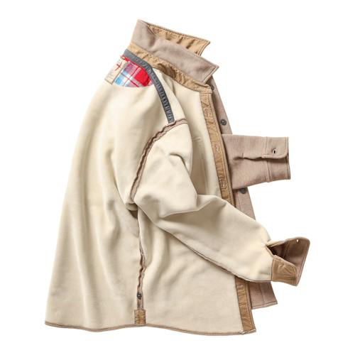 laydown image of Pique Fleece Workshirt