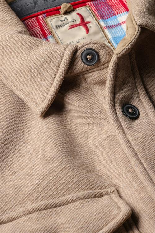laydown detail image of Pique Fleece Workshirt