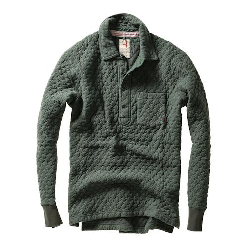 laydown image of Chain Quilt Polo