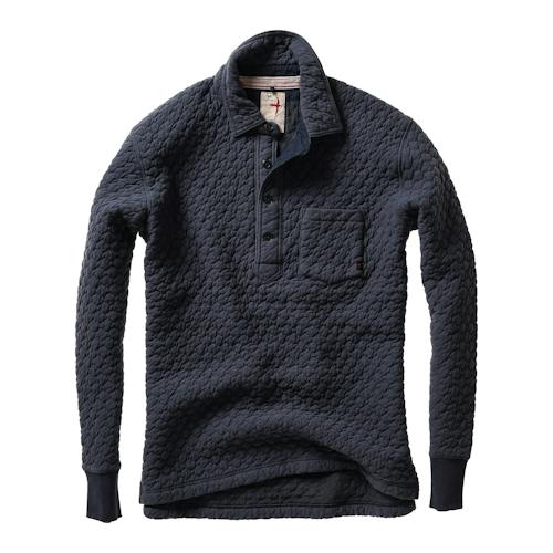laydown image of Chain Quilt Polo