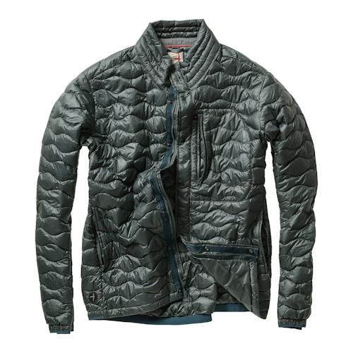 laydown image of Wave-Quilt Down Jacket