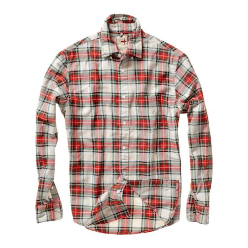 laydown image of Flyweight Tartan Shirt