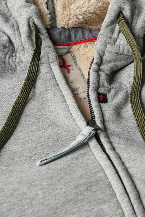 laydown detail image of Superfleece Full-Zip Hoodie