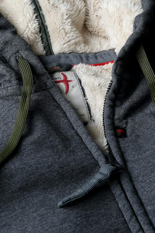 laydown detail image of Superfleece Full-Zip Hoodie
