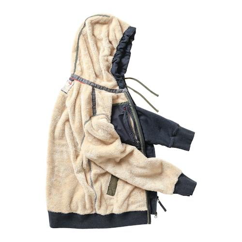 laydown image of Superfleece Full-Zip Hoodie