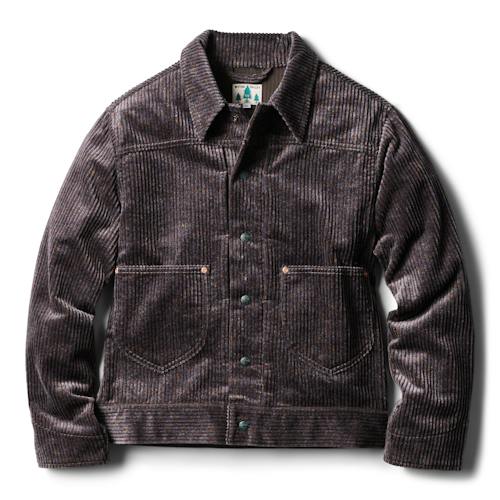 laydown image of Donegal Corduroy Ranch Jacket