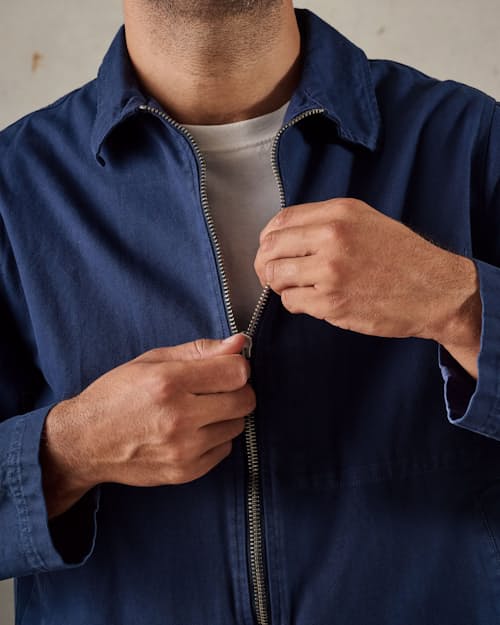 on model image of Garage  Jacket