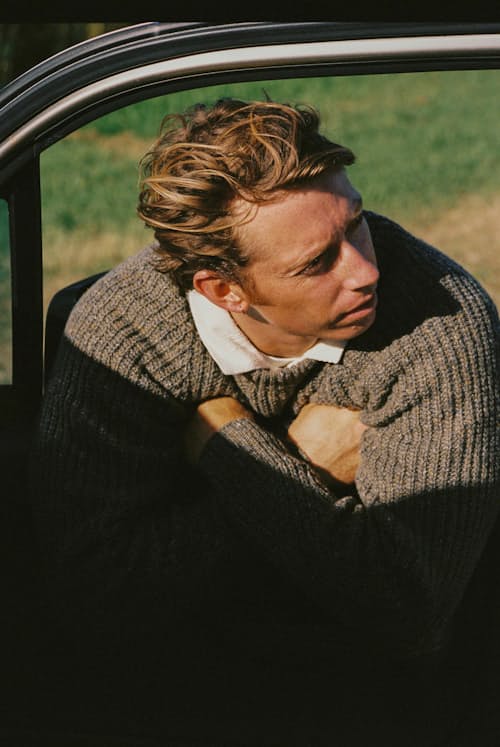 lifestyle image of Shoreline Fisherman Crewneck Sweater