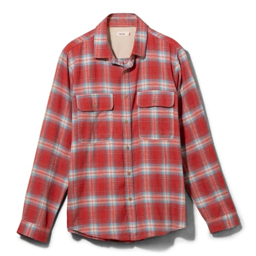 laydown image of Twin Pocket Flannel Shirt