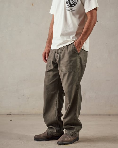 on model image of Workwear Pants