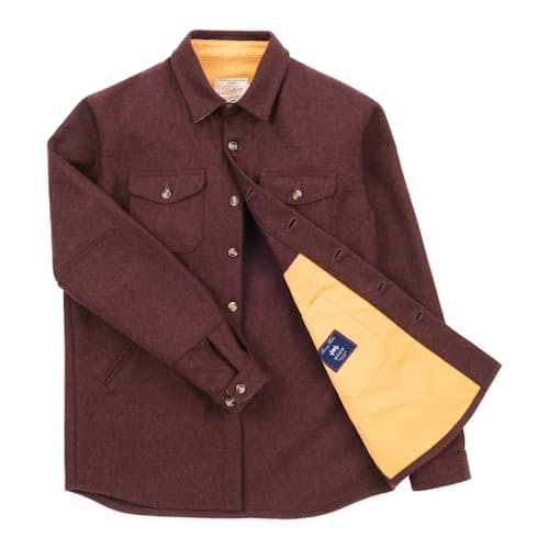 laydown image of Crissman Lightweight Overshirt