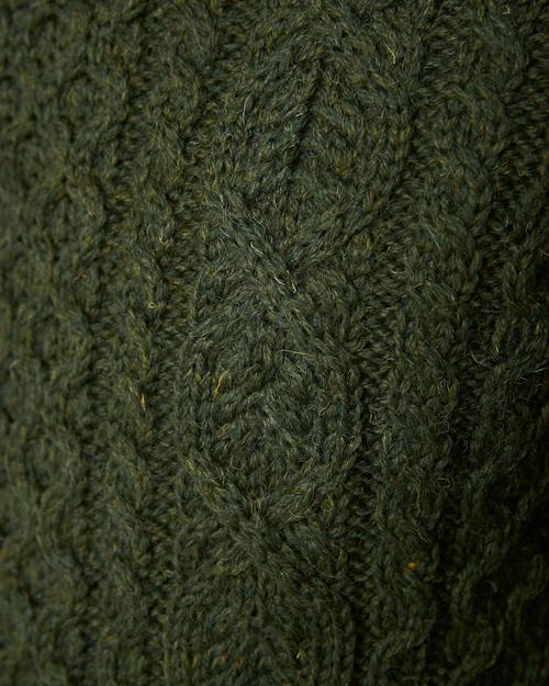 laydown detail image of Hudson Aran Sweater