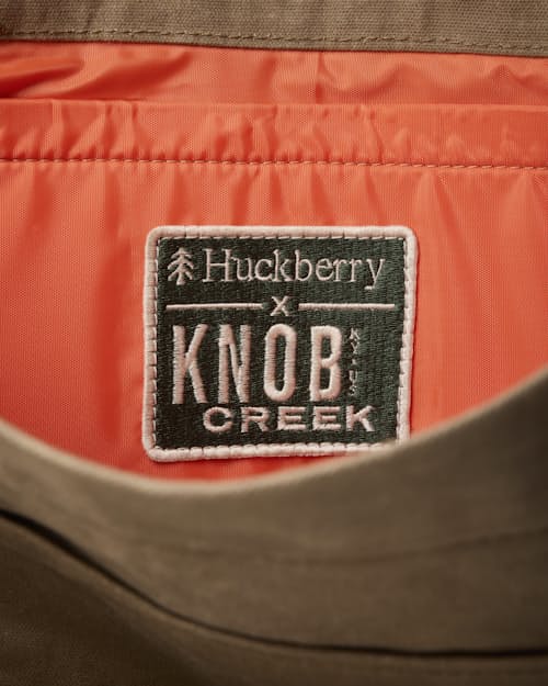 laydown detail image of Knob Creek Edition Waxed Canvas Tote